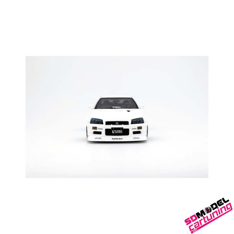 1:18 Nissan Skyline GT-R (BNR34) by KRC QX1 – 2019 – Wit - Afbeelding 2