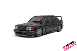 1:18 Mercedes-Benz 190 E (W201) Evo II - SOLIDO WORKS BLACK - 1990