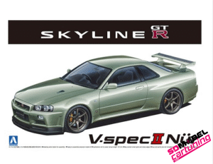 1:24 Nissan Skyline R34 GT-R V-SPEC II Modèle réduit