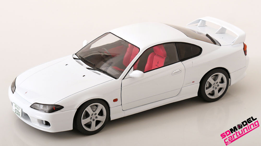 1:18 Nissan Silvia S15 Spec-R Aero - 1999 - Wit