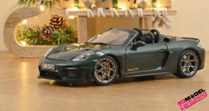 1:18 Porsche 718 Spyder RS avec Weissach Pack - 2023 - Vert forêt