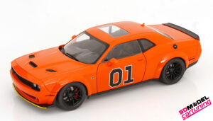 1:18 Dodge Challenger R/T General Lee - Scat pack - 2023 - Orange