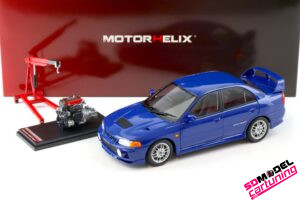 1:18 Mitsubishi Lancer Evolution IV - 1999 - Bleu