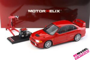 1:18 Mitsubishi Lancer Evolution IV - 1999 - Rouge