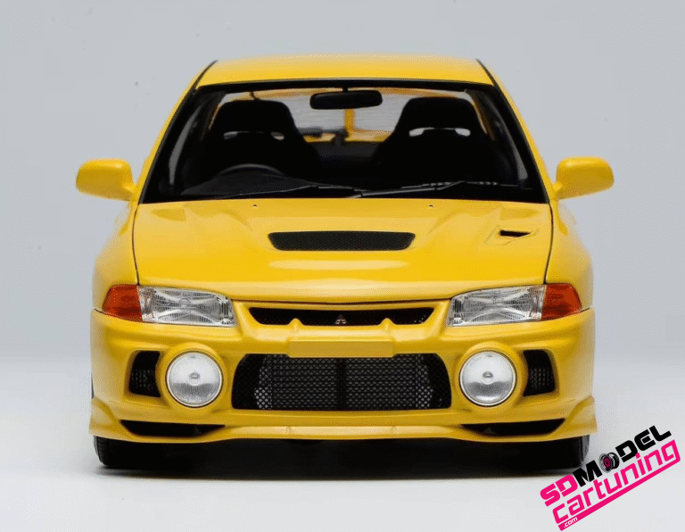 Lancer Evolution Kuning 1:18 Mitsubishi Lancer Evolution IV - 1999 - Geel - SDmodelcartuning.com
