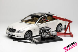 1:18 Mercedes-Benz S600L AMG (W221) - Blanc diamant
