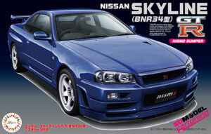 1:24 Nissan Skyline GT-R BNR34 with Nismo parts Modelkit