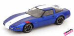 1:18 Chevrolet Corvette C4 Grand Sport – 1996 – Blauw Metallic/ Wit