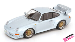 1:18 Porsche 911 (993) GT2 1996 Zilver - BBS Velgen