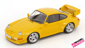 1:18 Porsche 911 (993) GT2 1996 Geel - Speedline velgen