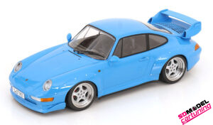 1:18 Porsche 911 (993) GT2 1996 Lichtblauw - Speedline velgen