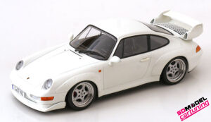 1:18 Porsche 911 (993) GT2 1996 wit - Speedline velgen