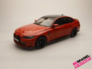 1:18 BMW M3 Sedan (G80LCI) facelift model - 2024 - Rood