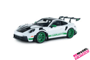 1:18 Porsche 911 992 GT3 RS Tribute Carrera RS - 2024 Wit / Groen