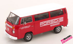 1:18 Volkswagen Bus T2b - 1972 - Fuchs velgen - Porsche Renndienst