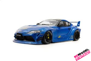 1:18 Toyota Supra GR - 2025 - LBWK - Blauw metallic
