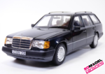 1:18 Mercedes-Benz 300D S124 - 1990 - Zwart metallic