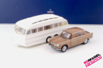 1:18 Peugeot 404 with Hènon Caravan – 1965 – Metallic Brown