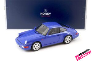 Porsche 911 964 Carrera 4 Coupé 1:18 - 1990 - Bleu Maritim