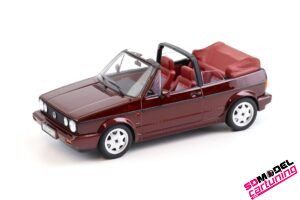 1:18 Volkswagen Golf MK1 Cabriolet Etienne Aigner - 1990 - Burdeos Rojo metálico