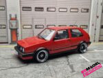 1:18 Volkswagen Golf MK2 GTI G60 - Red - with custom BBS RM Rims