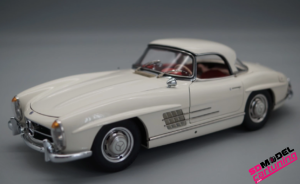 1:18 Mercedes-Benz 300 SL W198 Roadster Hardtop - Wit