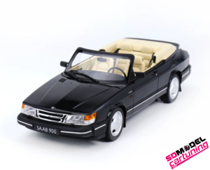 1:18 Saab 900 Turbo Convertible - Negro