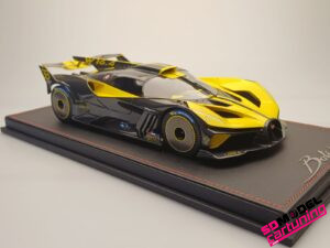 1:18 Bugatti Bolide - Geel / Carbon