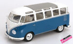 1:12 Volkswagen Combi T1 Samba Bus - 1962 - Regatta Blauw / Wit
