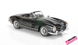 1:18 Mercedes-Benz 300 SL W198 Roadster Softtop - Zwart