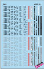 1:18 Mercedes-Benz AMG decals