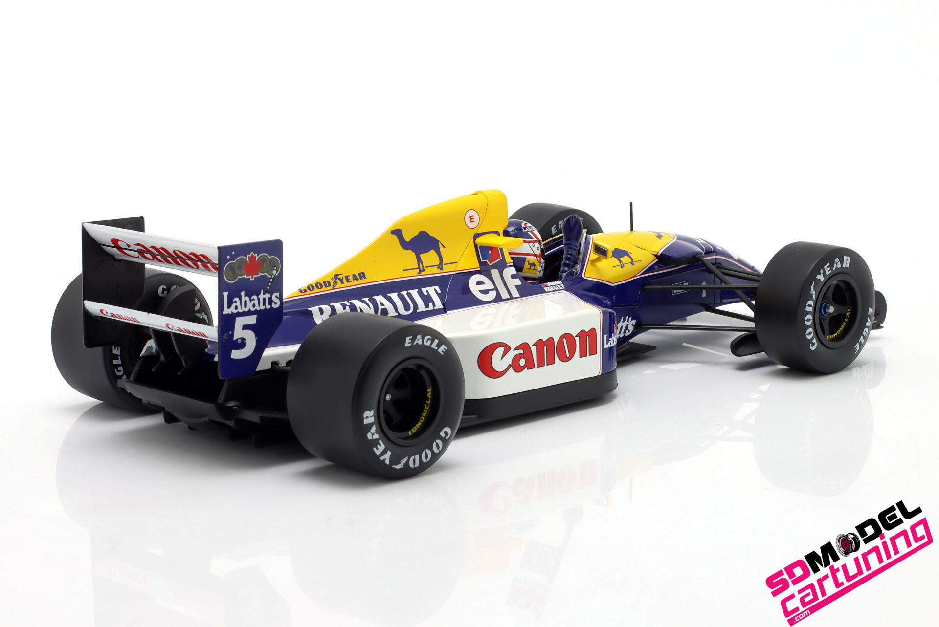 1:18 Williams FW14 #5 Winner British GP F1 1991 - N. Mansell - Afbeelding 2