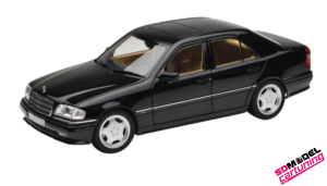 1:18 Mercedes-Benz C36 AMG – 1993 – Obsidian Zwart Metallic